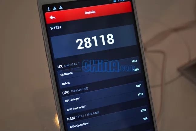Antutu ZP998 / źrodło: gizchina.com