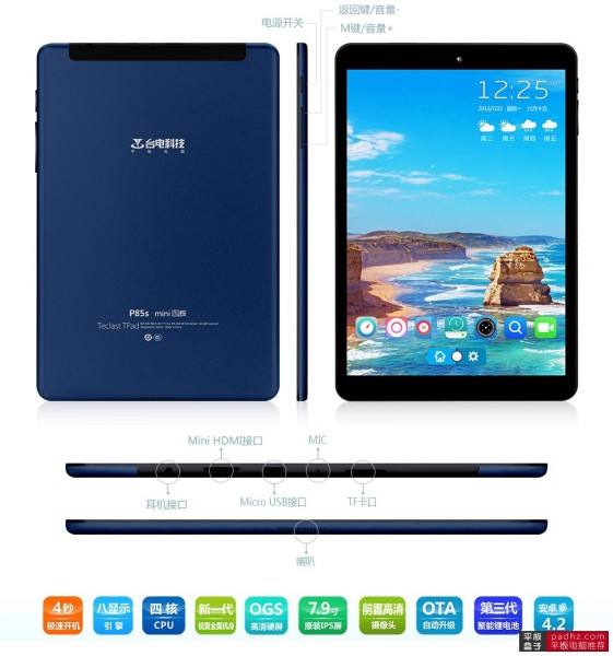 Teclast P85s mini / fot. padhz.com