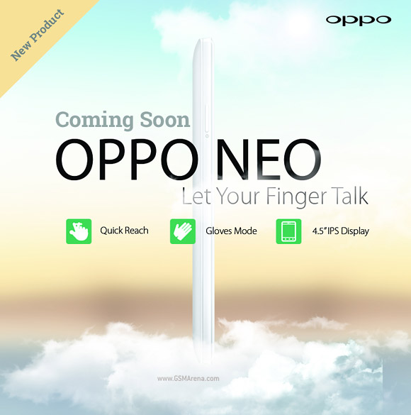 Oppo Neo / źródło: gsmarena