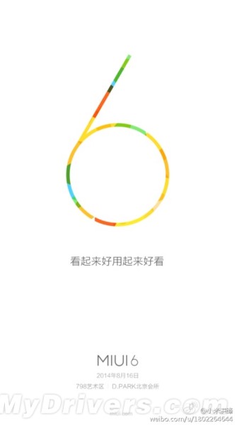 MIUI 6 / fot. Weibo via MyDrivers