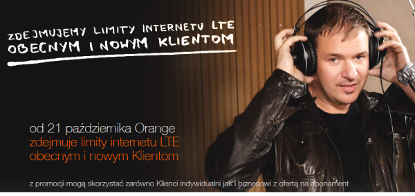 Nielimitowane LTE w Orange / fot. Orange