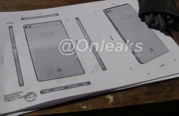 Huawei P8 / fot. @OnLeaks