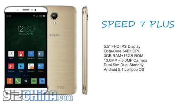 ZOPO Speed 7 Plus / fot. gizchina