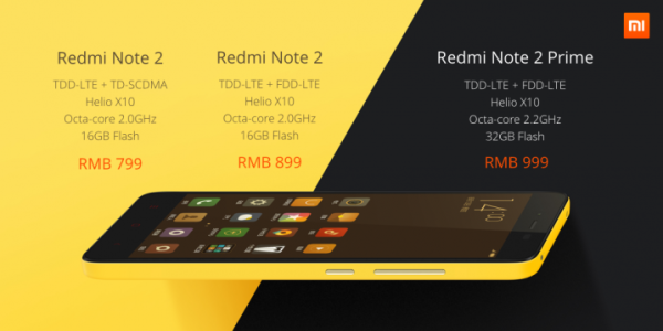 Xiaomi Redmi Note 2 / fot. producenta
