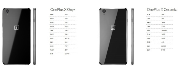 OnePlus X / fot. producenta